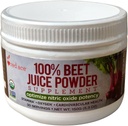 Red Ace 100% Certified Organic Beet Juice Supplement Powder/Nitric Oxide Booster/Helps Stamina, No Sugar Added, Non GMO, 5.3 oz Jar