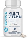 Revive MD Multi-Vitamin Supplement for Men & Women – Daily Multivitamin Supports Energy, Immunity & Overall Health with Essential Vitamins, NAC, Zinc, Magnesium & More (60 Capsules, 30 Servings)