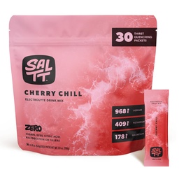 SALTT の電解物の粉によって味付けられる飲み物の組合せ-チェリーのチル- 30 Hydration のパケット-マグネシウム、カリウム、ナトリウム、跡の鉱物-ゼロ砂糖及びグルテンフリー-旅行本質