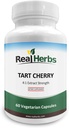 Real Herbs Tart Cherry 4:1 Extract 1000mg - 60 Vegetarian Capsules