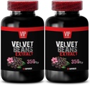 mucuna pruriens Extract - Velvet Beans - Supplement for Deep and Rejuvenating Relaxation, Mucuna Pruriens, Physical Performance Booster, Focus and Clarity Supplement, Stress Relief, 2 Bot, 120 Caps