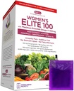 ANDREW LESSMAN Multivitamin - Women's Elite-100 with Maximum Essential Omega-3 500 mg 30 Packets - 40+ Potent Nutrients, Essential Vitamins, Minerals, Phytonutrients and Carotenoids. No Additives