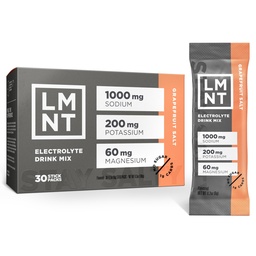 LMNTゼロシュガー電解液 - グレープフルーツソルト | ドリンクミックス | 30カウント