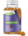 Viteey Black Maca Root Gummies - Drive, Passion & Energy Support - Black Maca Root for Men & Women - Vegan, Gluten Free - 60 Count