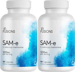 注入の最高の強さの純粋なSAM-e 1200mg 90の野菜カプセル(S-adensoyl-methionine) (2)