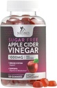 減量のためのApple Cider Vinegar Gummies 1000mg - Detox&Cleanse、ACVサプリメントピル、ビタミンB12、砂糖無料ACVガミー、非GMO、自然の栄養 - 120ガミー
