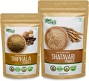 ORGANIC ZINGのShatavari- 454g及びTriphalaの粉100g