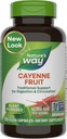 Nature's Way Cayenne Pepper Capsules, Traditional Digestion & Circulation Support*, Capsaicin, Non-GMO Project Verified, Gluten Free, 180 Vegan Capsules (Packaging May Vary)