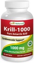 最高のNaturals Krillオイルの柔らかいゲル、1000のmg、60の計算