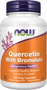 NOW Foods Supplements, Quercetin with Bromelain, Balanced Immune System*, 120 Veg Capsules