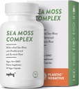 sapling Sea Moss Complex - Organic Irish Sea Moss, Organic Bladderwrack, Organic Burdock Root - Wildcrafted Sea Moss Capsules. Vegan and Non-GMO (60 Count (Pack of 1))