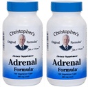 Christopher's Original Formulas Adrenal Formula for Stress Support - Adrenal Support Supplements - Natural Cortisol Manager - Pack of 2