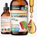 BIO KRAUTER Schisandra Berry Drops - 気分のサポートのための自然なシサンドラサプリメント - アルコール&砂糖無料エキス - 4 Fl.Oz.