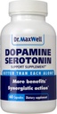 Serotonin and Dopamine Supplements, Better Than Dopamine or Serotonin Support Only. Helps Maintain Normal Neurotransmitter Levels. Mucuna Pruriens, 5-HTP, 60 Capsules Women Men