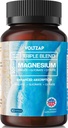 Magnesium Glycinate Triple Complex - Magnesium Citrate Magnesium Malate - Magnesium Supplement for Nerves & Energy - Magnesium 300mg Magnesium Capsules 90 Counts
