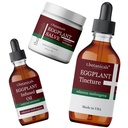 3-Piece Eggplantの皮の調節セットのナスのSalveの骨董品オイルの皮の細胞の健康サポート救助の再生のDiscolored厚くされたScalyの皮の障害