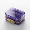 Bexeenの薬の丸薬のオルガナイザー旅行かわいい丸薬の容器の小型丸薬の箱の携帯用ビタミンのホールダーのオルガナイザーのコンパクト旅行サイズの薬の補足のための毎日のポケット薬