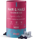 Hair & Nail Gummies with Biotin | Helps Keep Hair, Nail, Skin Healthy & Nourished | Ideal Supplement for Men & Women | Sugar-Free I Mixed Berries Flavoured - 60 Gummies Set of 1