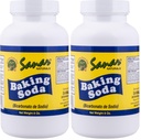 Sanar Naturals Baking Soda, 8 oz - For Digestive Support as Antacid, Baking, Cleaning, Deodorizing, & More (Pack of 2)
