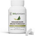 BIOptimizers マグネシウムブレークスルーコンプレックスサプリメント 7 Mg: グルクシナート、マレート、クエン酸塩、およびその他 - 睡眠と認知機能のための自然なサポート - 60カプセル - ビタミンをカロリー