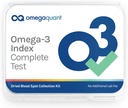 Omega Quant Omega-3 インデックス完全脂肪酸プロファイル血液検査キット | 含まれています - Omega-3s、オメガ-6s、飽和脂肪、単価脂肪、トランス脂肪 | 1 完全なホームキット