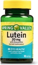 Spring Valley Lutein with Zeaxanthin Dietary Supplement, 20 mg, 90 Count