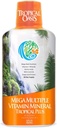 Tropical Oasis Mega Plus - Liquid Multivitamin and Mineral Supplement – Includes 85 Vitamins & Minerals, 20 Amino Acids + CoQ10, Grape Seed Extract & Organic Aloe Vera - 32oz, 32 Servings, 33460